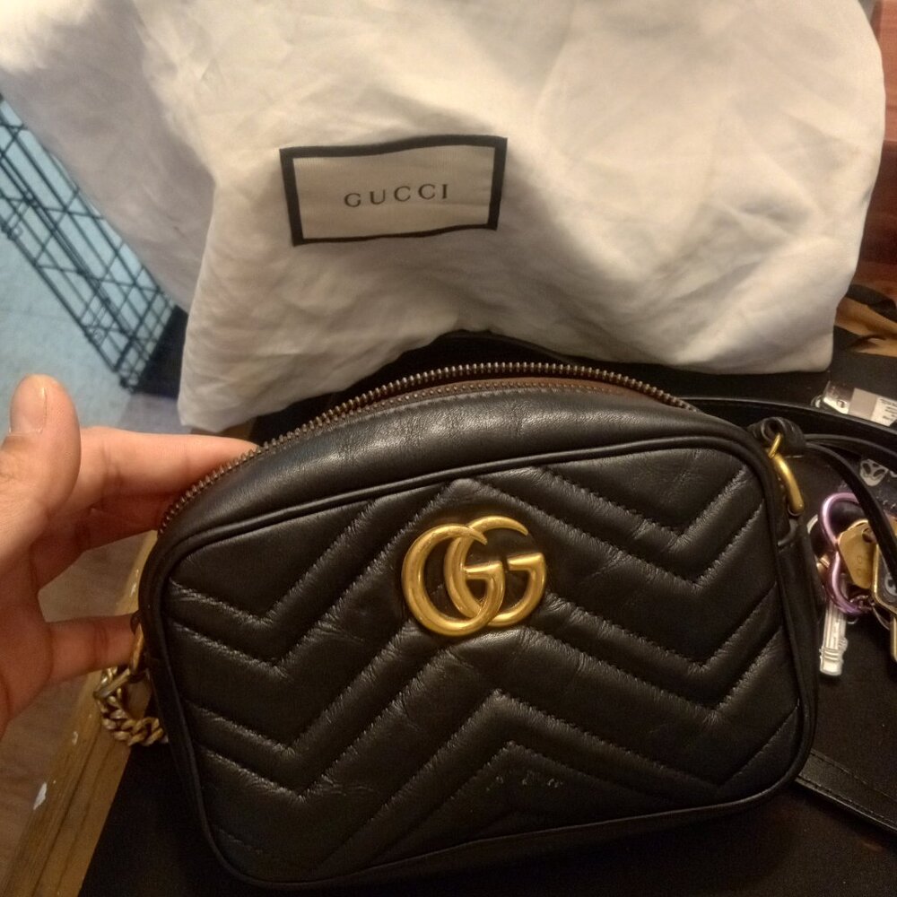 Gucci camera black bag